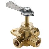 Female Pipe 3 Ends - Ground Plug Shutoff Cocks